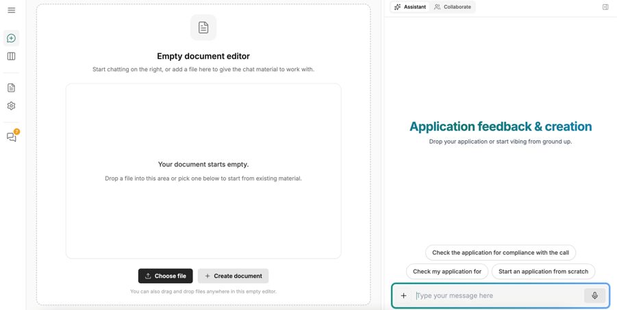 Upload Existing Draft